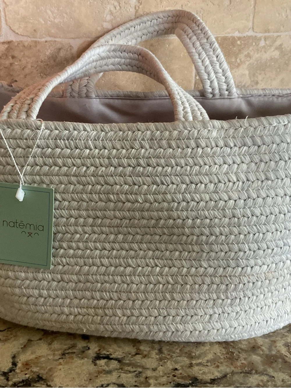 Natemia Braided Diaper Bag NEW with bonus gift